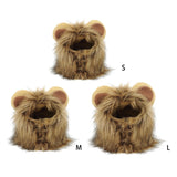 Maxbell Funny Cute Costume Lion Mane Wig for Fancy Dress up Dogs Christmas Party M