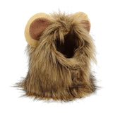 Maxbell Funny Cute Costume Lion Mane Wig for Fancy Dress up Dogs Christmas Party M