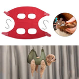 Maxbell Pet Grooming Hammock Dog Holder for Nail Clipping Bathing  Red M