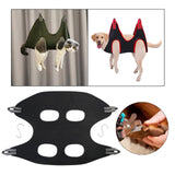 Maxbell Pet Grooming Hammock Dog Holder for Nail Clipping Bathing  Black S