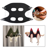 Maxbell Pet Grooming Hammock Dog Holder for Nail Clipping Bathing  Black S