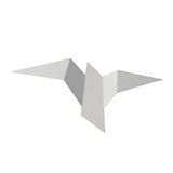 Maxbell Warm Light Color LED Flying Bird Wall Lamp Wall Light for Cafe Bedroom Loft White