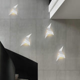 Maxbell Warm Light Color LED Flying Bird Wall Lamp Wall Light for Cafe Bedroom Loft White