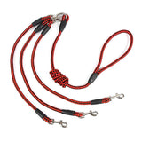 Maxbell Dog Leash Rope Sturdy Traction Rope for Running Large Medium Dog Walking Red Black