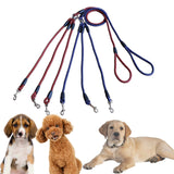 Maxbell Dog Leash Rope Sturdy Traction Rope for Running Large Medium Dog Walking Red Black