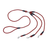 Maxbell Dog Leash Rope Sturdy Traction Rope for Running Large Medium Dog Walking Red Black