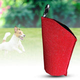 Maxbell Dog Bite Sleeve Training Arm Protection for Spaniel Biting Playing red