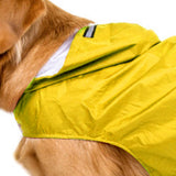 Maxbell Reflective Strip Large Dog Raincoat Pet Poncho Rainwear Clothes Yellow 4XL