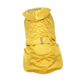 Maxbell Reflective Strip Large Dog Raincoat Pet Poncho Rainwear Clothes Yellow 4XL