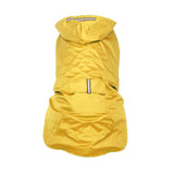 Maxbell Reflective Strip Large Dog Raincoat Pet Poncho Rainwear Clothes Yellow 4XL