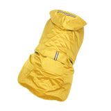 Maxbell Reflective Strip Large Dog Raincoat Pet Poncho Rainwear Clothes Yellow 4XL