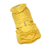 Maxbell Reflective Strip Large Dog Raincoat Pet Poncho Rainwear Clothes Yellow 4XL