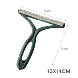 Maxbell Portable Lint Remover Double Sided Travel Brush Removing Lint Pet Hair Dust Green