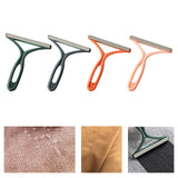 Maxbell Portable Lint Remover Double Sided Travel Brush Removing Lint Pet Hair Dust Green