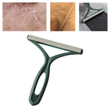 Maxbell Portable Lint Remover Double Sided Travel Brush Removing Lint Pet Hair Dust Green