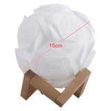 Maxbell DIY Puzzle Moon Night Light Light Moonlights for Birthday Christmas Girls White