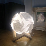 Maxbell DIY Puzzle Moon Night Light Light Moonlights for Birthday Christmas Girls White