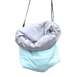 Maxbell Cute Cat Dog Carrier Bag Shoulder Bag Walking Small Animals Tote  Green