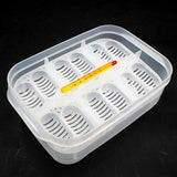 Maxbell Reptile Incubator Tray Lizard Python Thermometer 12 Egg Container DIY Gecko