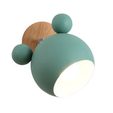 Maxbell Wall Sconces Lighting Decorative Wall Lamp for Bedroom Kids Room Green