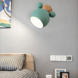 Maxbell Wall Sconces Lighting Decorative Wall Lamp for Bedroom Kids Room Green