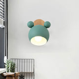 Maxbell Wall Sconces Lighting Decorative Wall Lamp for Bedroom Kids Room Green