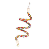 Maxbell Bendable Bird Rope Perch Chew Perches Parrot Climbing Rope 39.37inch