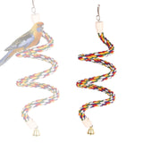 Maxbell Bendable Bird Rope Perch Chew Perches Parrot Climbing Rope 39.37inch