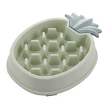 Maxbell Pet Puzzle Bowls Feeder Anti Skid Dog Slow Down Eating Bowl for Obesity Green