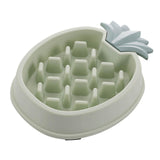Maxbell Pet Puzzle Bowls Feeder Anti Skid Dog Slow Down Eating Bowl for Obesity Green