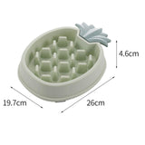 Maxbell Pet Puzzle Bowls Feeder Anti Skid Dog Slow Down Eating Bowl for Obesity Green
