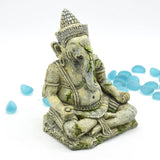 Maxbell Aquarium Landscape Decoration Fish Tank Fishbowl Meditation Ganesha Statue