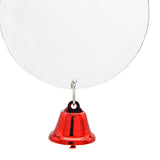 Maxbell Bird Cage Mirror Hanging Bell Anti Broken for Canaries Cockatiel  10cm