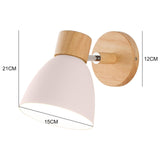 Maxbell Modern Simple Wall Light Fixtures Creative Macaron Wall Sconce for Aisle White