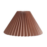 Maxbell Desk Lamp Shade Dust Proof Fashion Creative Pleated Lampshade for Cafe Home Khaki