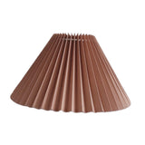 Maxbell Desk Lamp Shade Dust Proof Fashion Creative Pleated Lampshade for Cafe Home Khaki