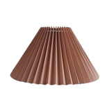 Maxbell Desk Lamp Shade Dust Proof Fashion Creative Pleated Lampshade for Cafe Home Khaki