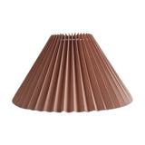 Maxbell Desk Lamp Shade Dust Proof Fashion Creative Pleated Lampshade for Cafe Home Khaki