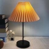 Maxbell Desk Lamp Shade Dust Proof Fashion Creative Pleated Lampshade for Cafe Home Khaki