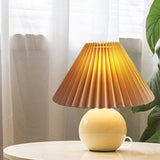 Maxbell Desk Lamp Shade Dust Proof Fashion Creative Pleated Lampshade for Cafe Home Khaki