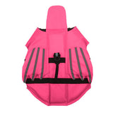Maxbell Dog Life Jacket with Handle Dog Life Vest Adjustable for Beach Boating Pool Rose Red M