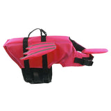 Maxbell Dog Life Jacket with Handle Dog Life Vest Adjustable for Beach Boating Pool Rose Red M