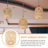 Maxbell Pendant Light Shade Vintage Weave Rustic for Lamp Holder Cafe Teahouse