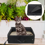 Maxbell Foldable Cat Litter Pan Litter Carrier Pan Packable Leak Proof for Outdoor