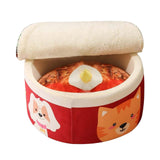 Maxbell Cute Pet Cat Bed Basket Cushion Puppy Kitten Kennel Soft House Dog Pet L