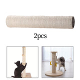 Maxbell Cat Scratching Post Replacement Kitten Scratch Post Refill Pole Beige 50cm