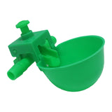 Maxbell 10x Automatic Chicken Drinkers Cups Cage Hang for Poultry Chicks green 7x5cm