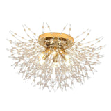Maxbell Crystal Chandelier Pendant Lamp for kitchen Room 6 heads Warm