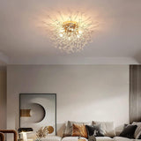 Maxbell Crystal Chandelier Pendant Lamp for kitchen Room 6 heads Warm