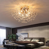 Maxbell Crystal Chandelier Pendant Lamp for kitchen Room 6 heads Warm
